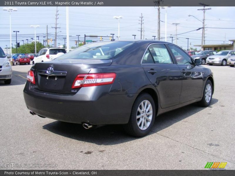 Magnetic Gray Metallic / Ash 2011 Toyota Camry XLE V6