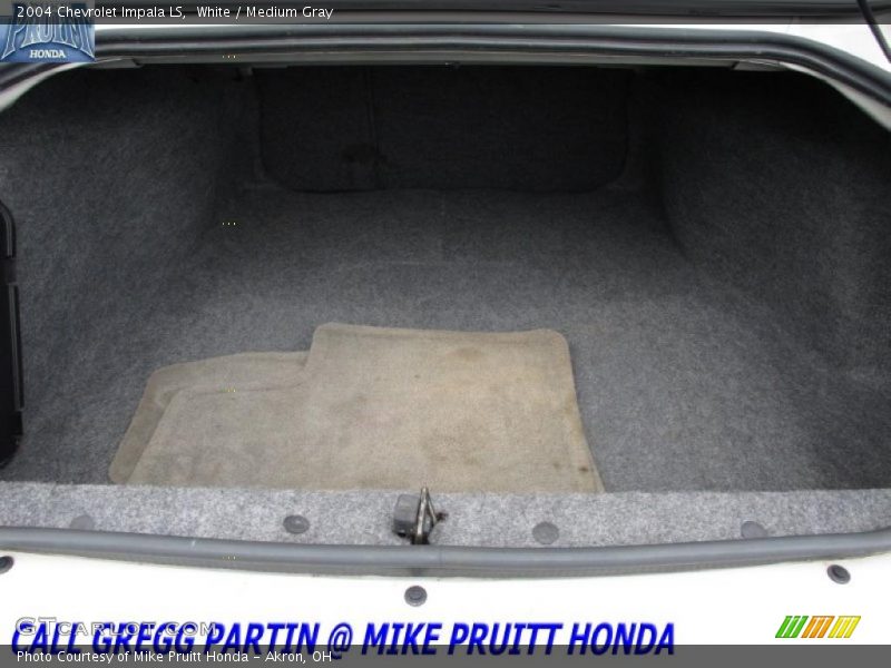 White / Medium Gray 2004 Chevrolet Impala LS