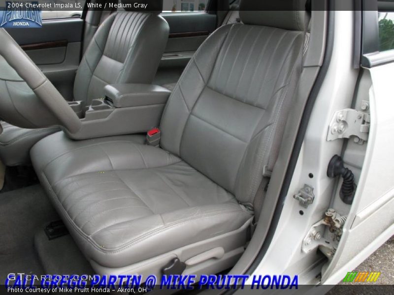 White / Medium Gray 2004 Chevrolet Impala LS