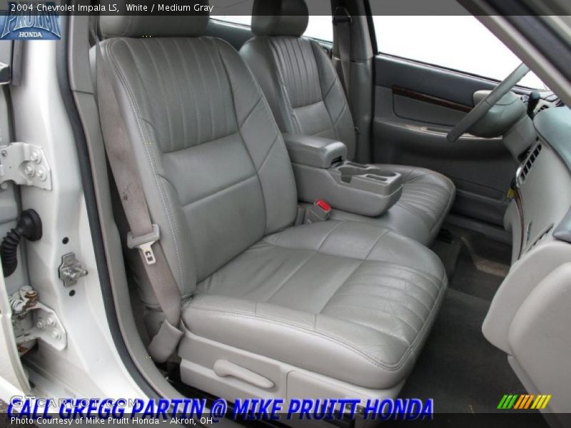 White / Medium Gray 2004 Chevrolet Impala LS