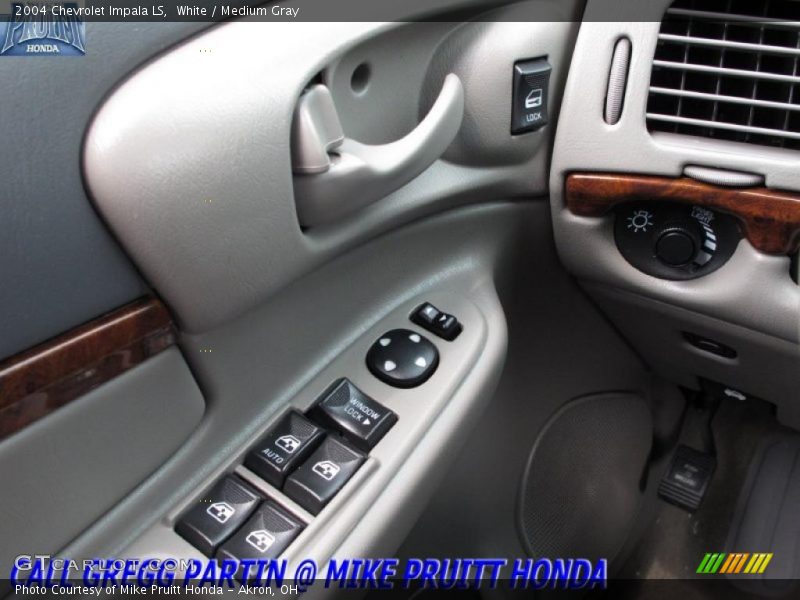 White / Medium Gray 2004 Chevrolet Impala LS