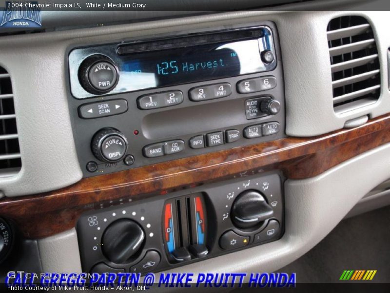 White / Medium Gray 2004 Chevrolet Impala LS