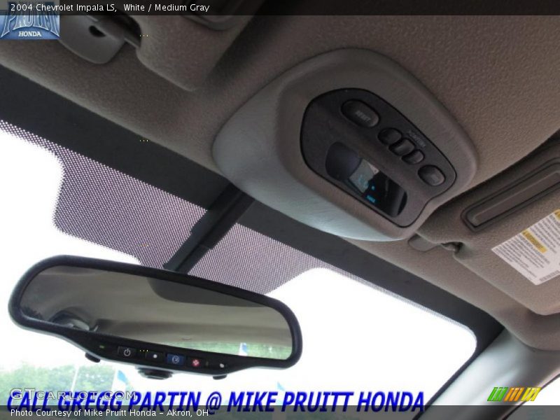 White / Medium Gray 2004 Chevrolet Impala LS