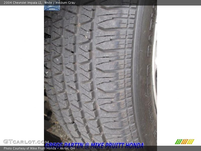 White / Medium Gray 2004 Chevrolet Impala LS