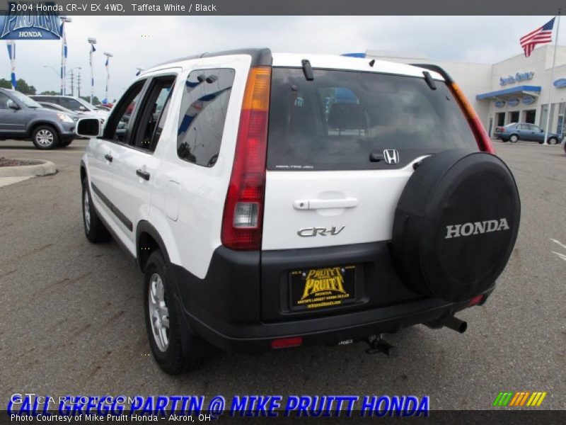 Taffeta White / Black 2004 Honda CR-V EX 4WD