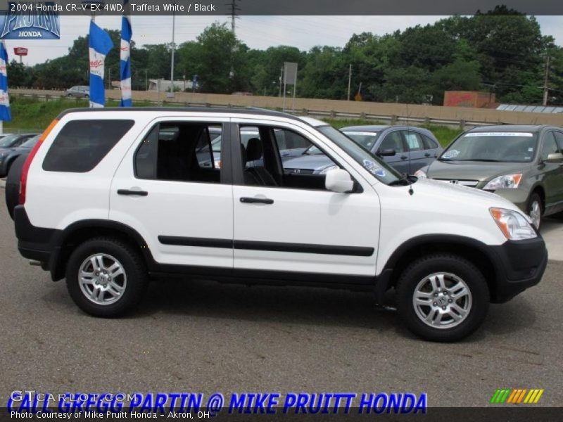 Taffeta White / Black 2004 Honda CR-V EX 4WD