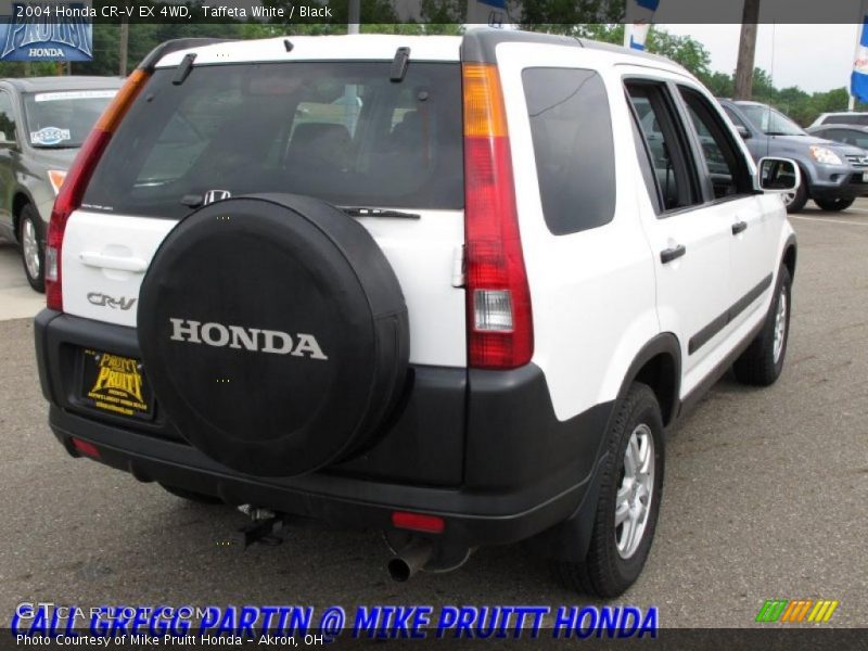 Taffeta White / Black 2004 Honda CR-V EX 4WD