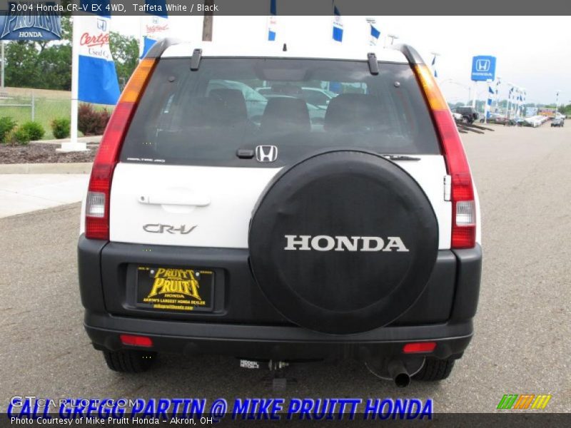 Taffeta White / Black 2004 Honda CR-V EX 4WD