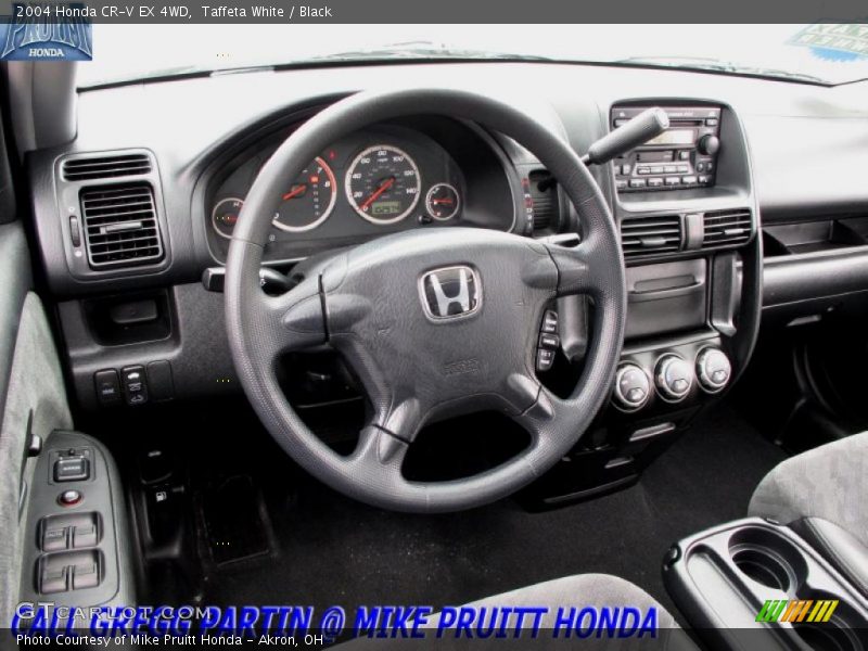 Taffeta White / Black 2004 Honda CR-V EX 4WD