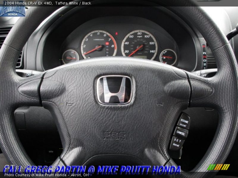 Taffeta White / Black 2004 Honda CR-V EX 4WD