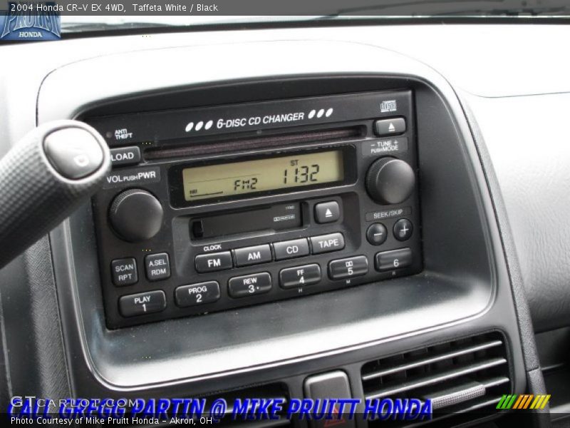 Taffeta White / Black 2004 Honda CR-V EX 4WD