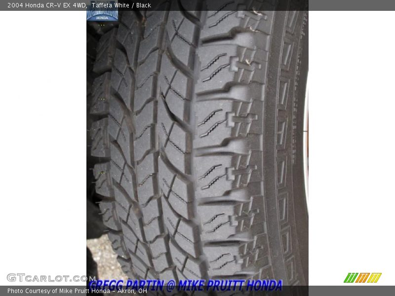 Taffeta White / Black 2004 Honda CR-V EX 4WD