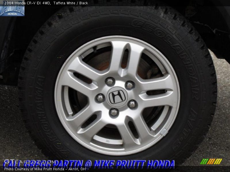 Taffeta White / Black 2004 Honda CR-V EX 4WD