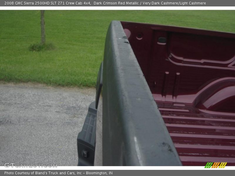 Dark Crimson Red Metallic / Very Dark Cashmere/Light Cashmere 2008 GMC Sierra 2500HD SLT Z71 Crew Cab 4x4