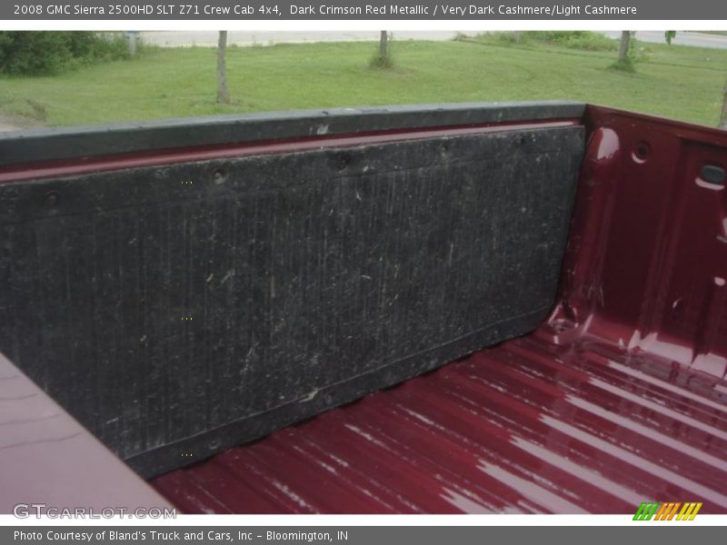 Dark Crimson Red Metallic / Very Dark Cashmere/Light Cashmere 2008 GMC Sierra 2500HD SLT Z71 Crew Cab 4x4