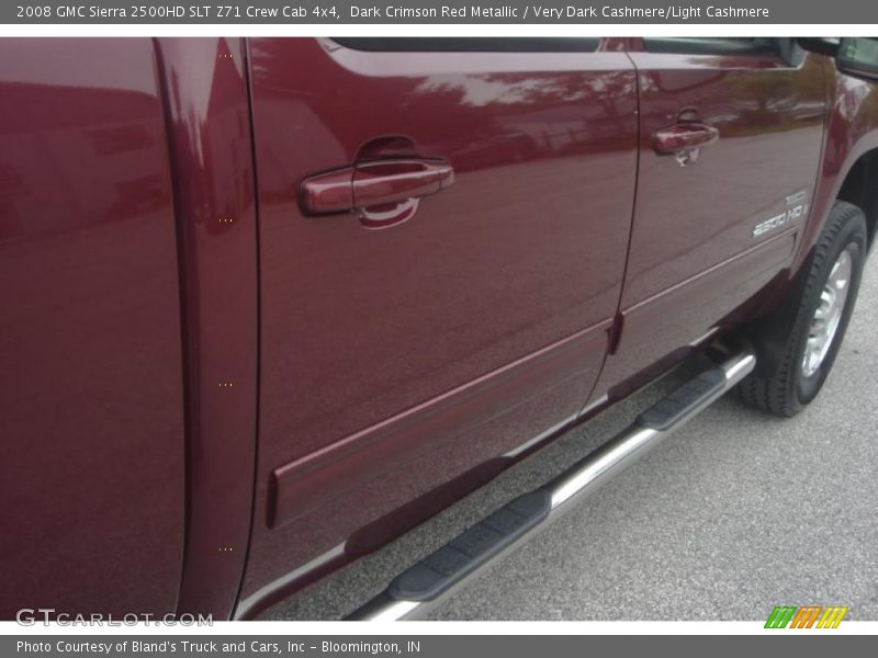 Dark Crimson Red Metallic / Very Dark Cashmere/Light Cashmere 2008 GMC Sierra 2500HD SLT Z71 Crew Cab 4x4