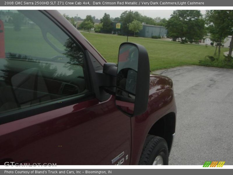 Dark Crimson Red Metallic / Very Dark Cashmere/Light Cashmere 2008 GMC Sierra 2500HD SLT Z71 Crew Cab 4x4