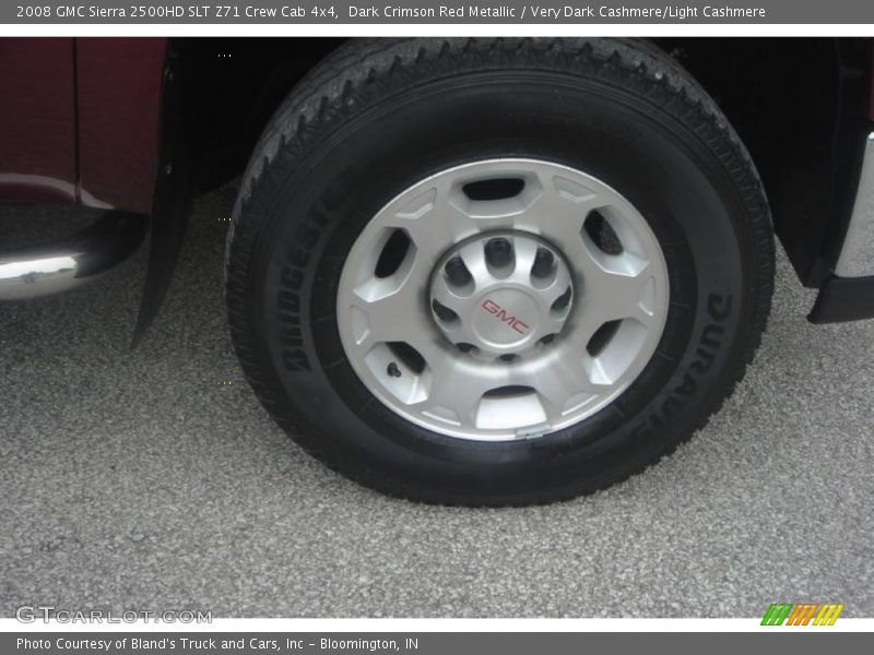 Dark Crimson Red Metallic / Very Dark Cashmere/Light Cashmere 2008 GMC Sierra 2500HD SLT Z71 Crew Cab 4x4