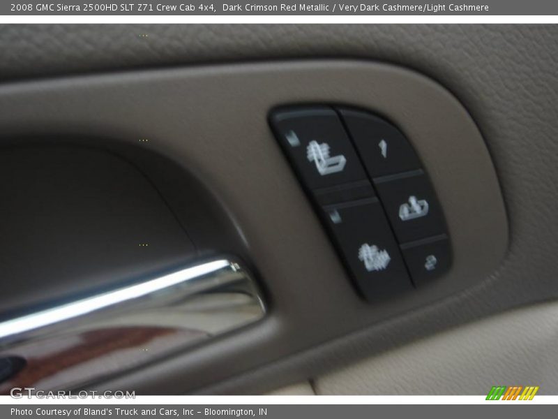 Dark Crimson Red Metallic / Very Dark Cashmere/Light Cashmere 2008 GMC Sierra 2500HD SLT Z71 Crew Cab 4x4