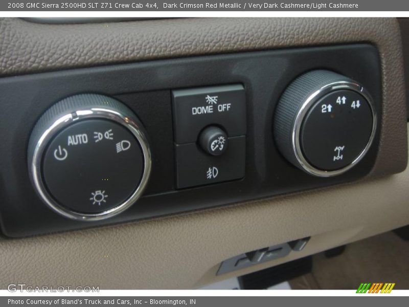 Dark Crimson Red Metallic / Very Dark Cashmere/Light Cashmere 2008 GMC Sierra 2500HD SLT Z71 Crew Cab 4x4