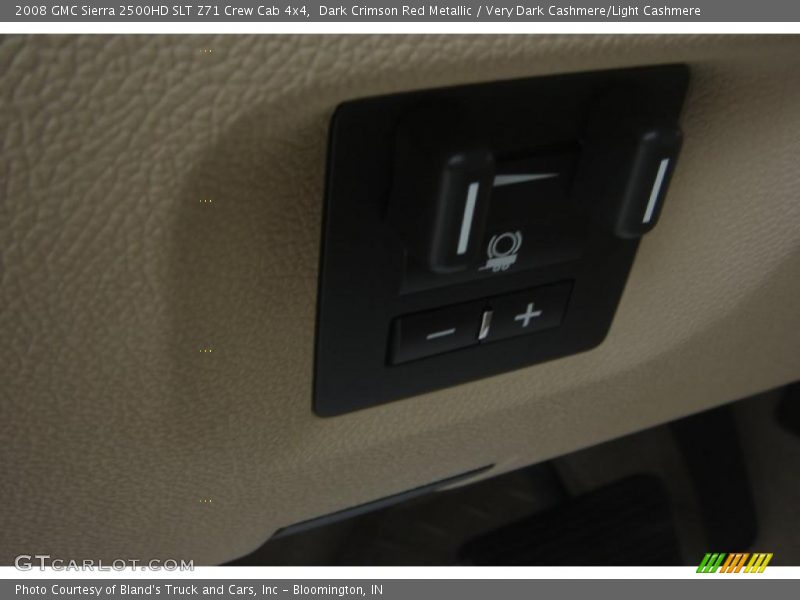 Dark Crimson Red Metallic / Very Dark Cashmere/Light Cashmere 2008 GMC Sierra 2500HD SLT Z71 Crew Cab 4x4