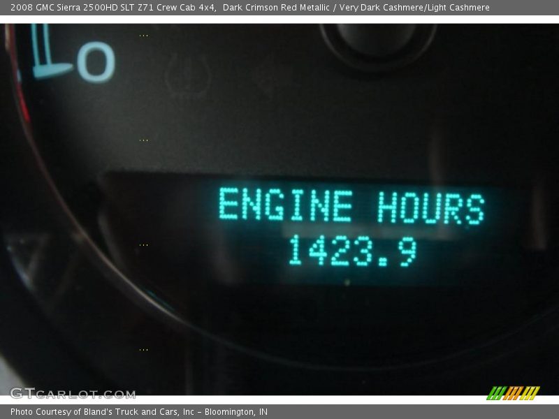 Dark Crimson Red Metallic / Very Dark Cashmere/Light Cashmere 2008 GMC Sierra 2500HD SLT Z71 Crew Cab 4x4