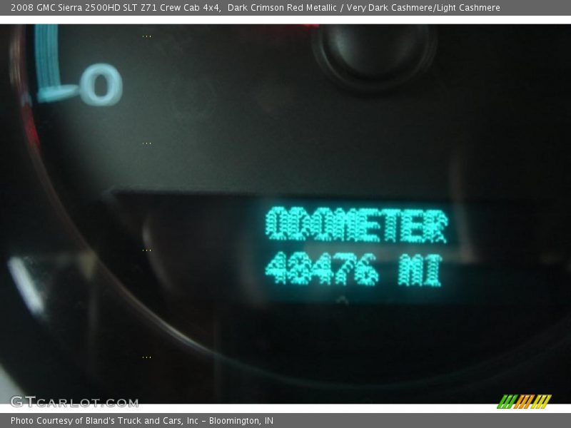 Dark Crimson Red Metallic / Very Dark Cashmere/Light Cashmere 2008 GMC Sierra 2500HD SLT Z71 Crew Cab 4x4