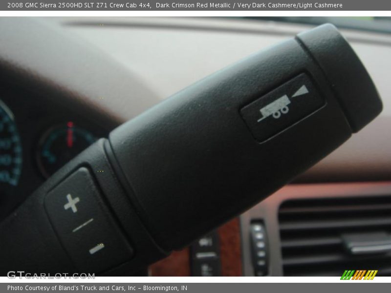 Dark Crimson Red Metallic / Very Dark Cashmere/Light Cashmere 2008 GMC Sierra 2500HD SLT Z71 Crew Cab 4x4