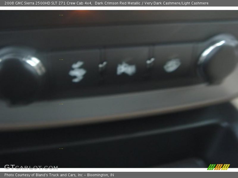 Dark Crimson Red Metallic / Very Dark Cashmere/Light Cashmere 2008 GMC Sierra 2500HD SLT Z71 Crew Cab 4x4