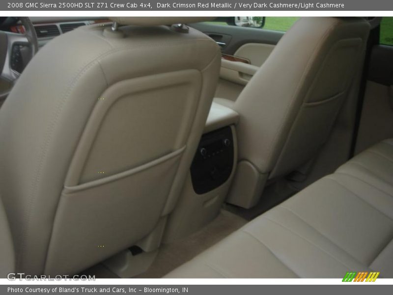 Dark Crimson Red Metallic / Very Dark Cashmere/Light Cashmere 2008 GMC Sierra 2500HD SLT Z71 Crew Cab 4x4