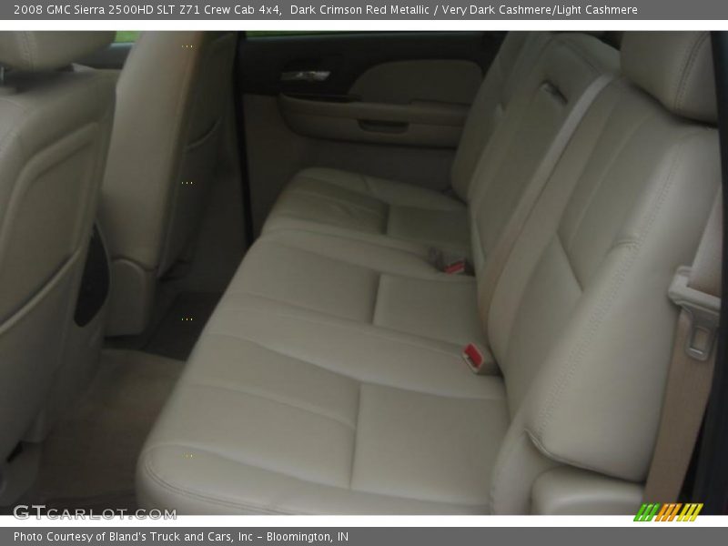 Dark Crimson Red Metallic / Very Dark Cashmere/Light Cashmere 2008 GMC Sierra 2500HD SLT Z71 Crew Cab 4x4