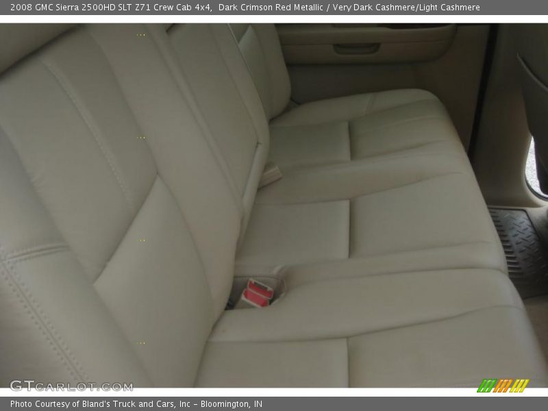 Dark Crimson Red Metallic / Very Dark Cashmere/Light Cashmere 2008 GMC Sierra 2500HD SLT Z71 Crew Cab 4x4