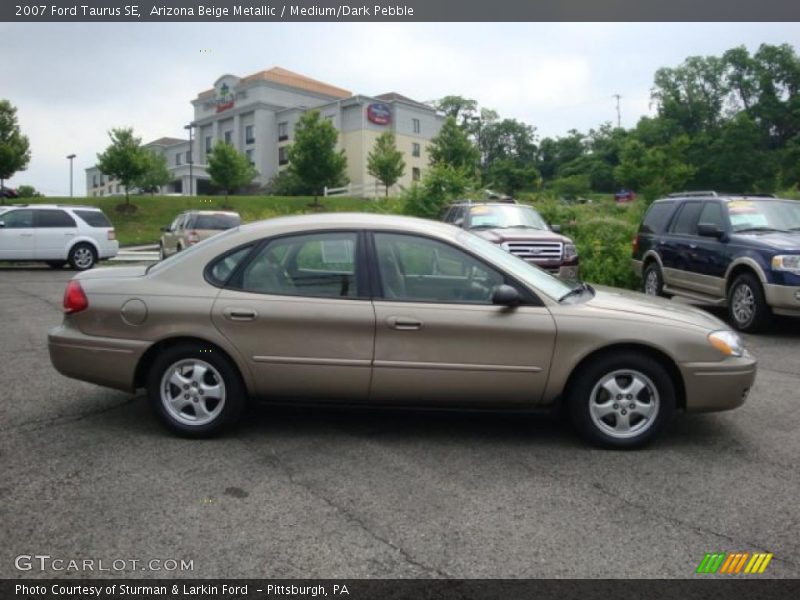 Arizona Beige Metallic / Medium/Dark Pebble 2007 Ford Taurus SE