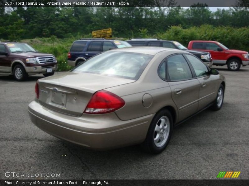 Arizona Beige Metallic / Medium/Dark Pebble 2007 Ford Taurus SE