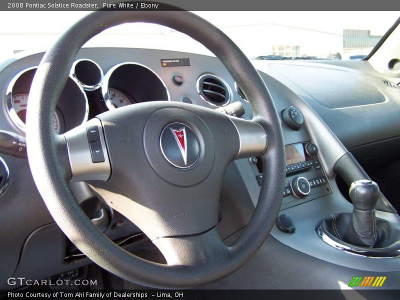 Pure White / Ebony 2008 Pontiac Solstice Roadster