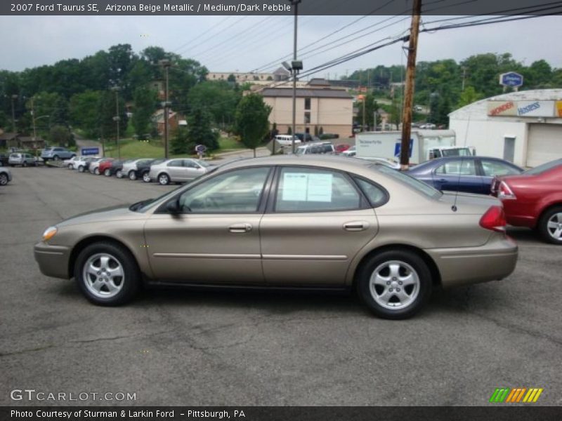 Arizona Beige Metallic / Medium/Dark Pebble 2007 Ford Taurus SE