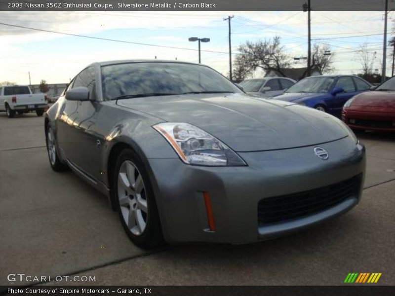 Silverstone Metallic / Carbon Black 2003 Nissan 350Z Enthusiast Coupe