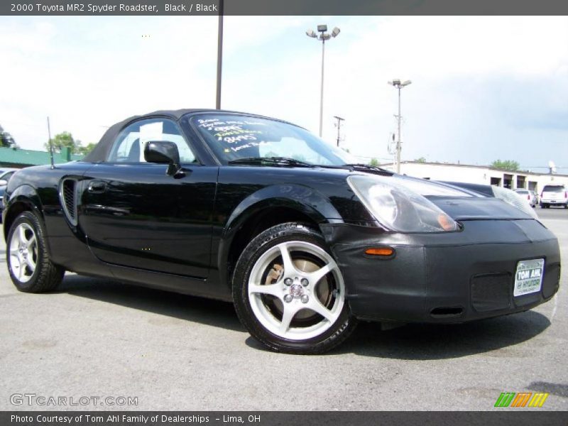 Black / Black 2000 Toyota MR2 Spyder Roadster