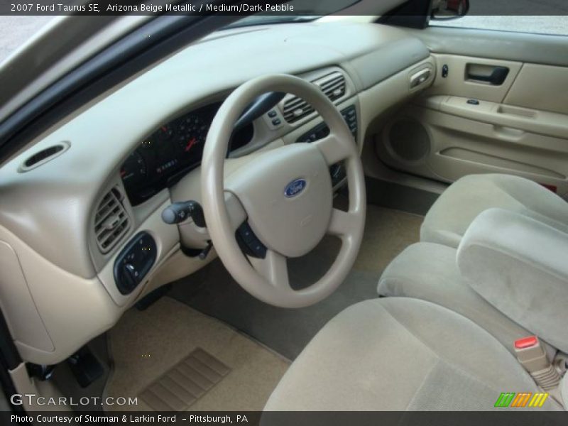 Arizona Beige Metallic / Medium/Dark Pebble 2007 Ford Taurus SE