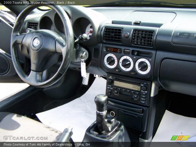 Black / Black 2000 Toyota MR2 Spyder Roadster