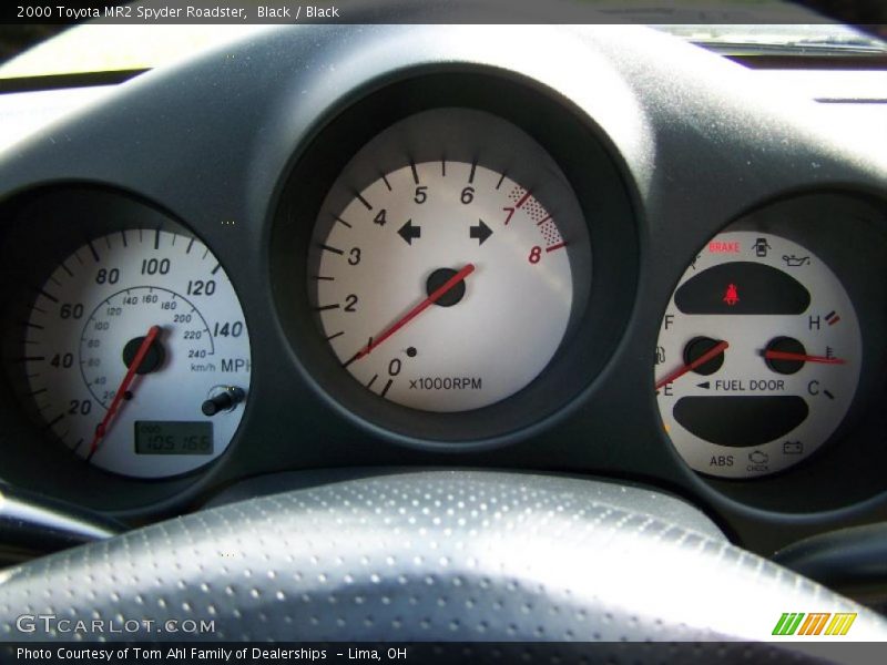 Black / Black 2000 Toyota MR2 Spyder Roadster