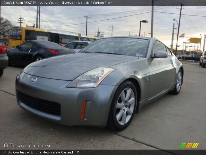 Silverstone Metallic / Carbon Black 2003 Nissan 350Z Enthusiast Coupe