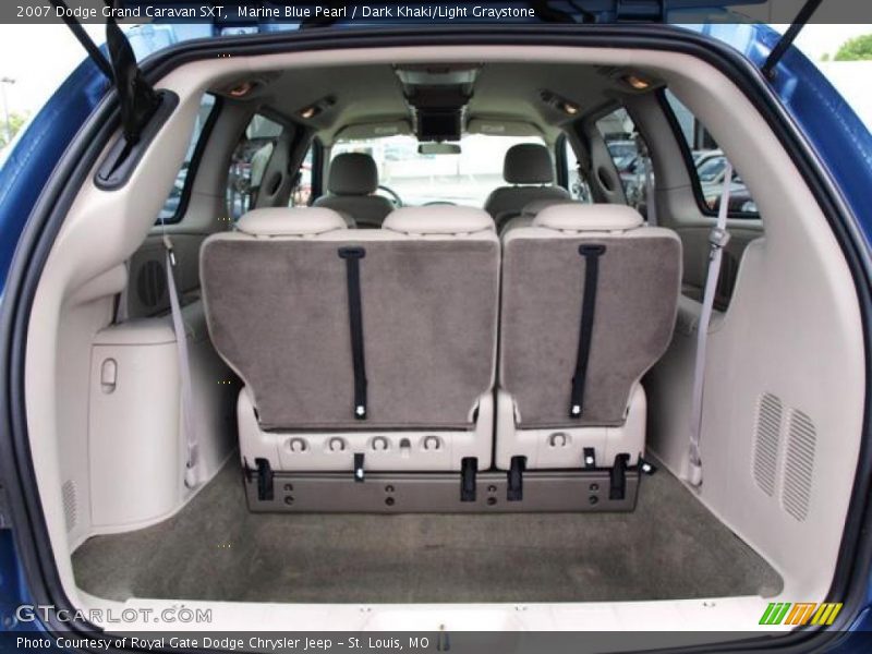 Marine Blue Pearl / Dark Khaki/Light Graystone 2007 Dodge Grand Caravan SXT