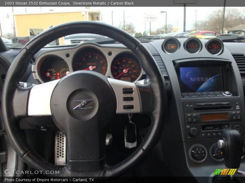 Silverstone Metallic / Carbon Black 2003 Nissan 350Z Enthusiast Coupe