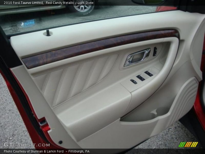 Red Candy Metallic / Light Stone 2010 Ford Taurus Limited