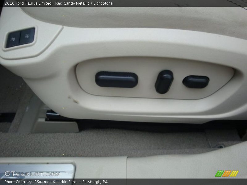 Red Candy Metallic / Light Stone 2010 Ford Taurus Limited