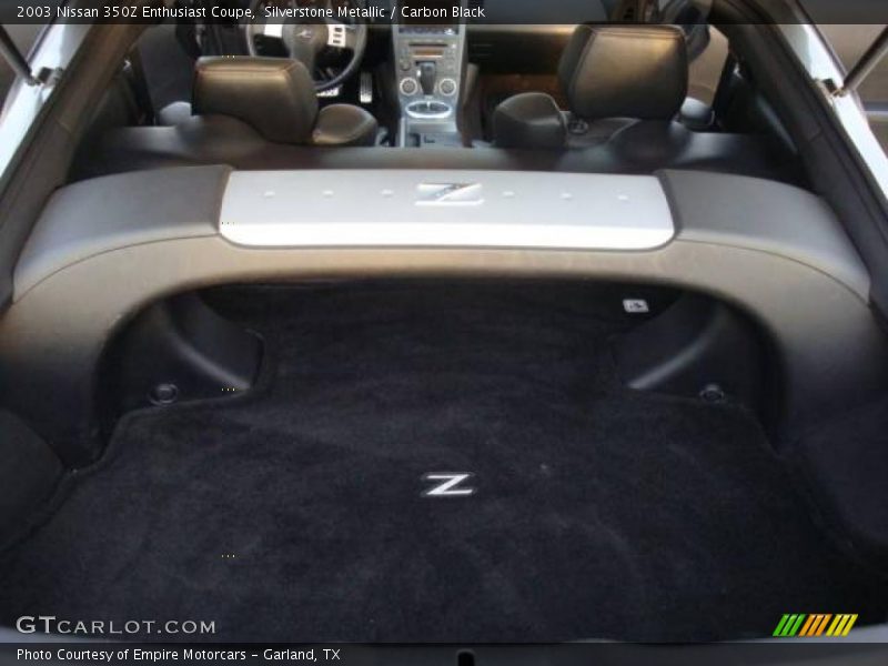 Silverstone Metallic / Carbon Black 2003 Nissan 350Z Enthusiast Coupe