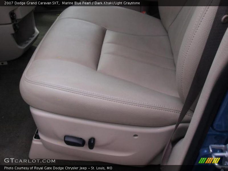 Marine Blue Pearl / Dark Khaki/Light Graystone 2007 Dodge Grand Caravan SXT