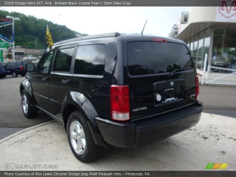 Brilliant Black Crystal Pearl / Dark Slate Gray 2008 Dodge Nitro SXT 4x4