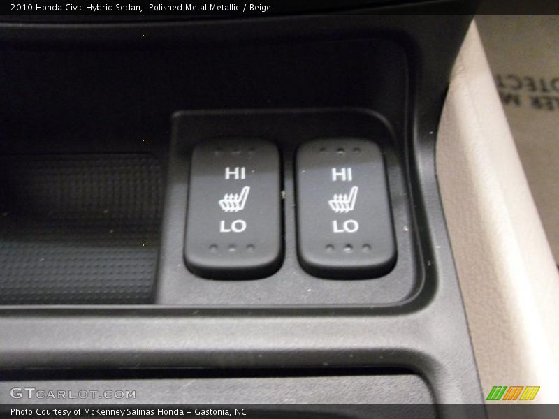 Polished Metal Metallic / Beige 2010 Honda Civic Hybrid Sedan